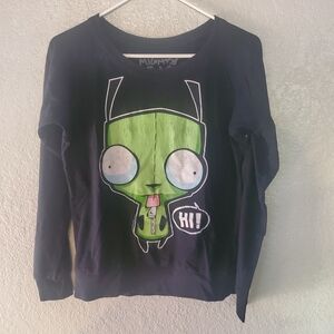 Mighty Fine Brand Invader zim Gir Sweater S